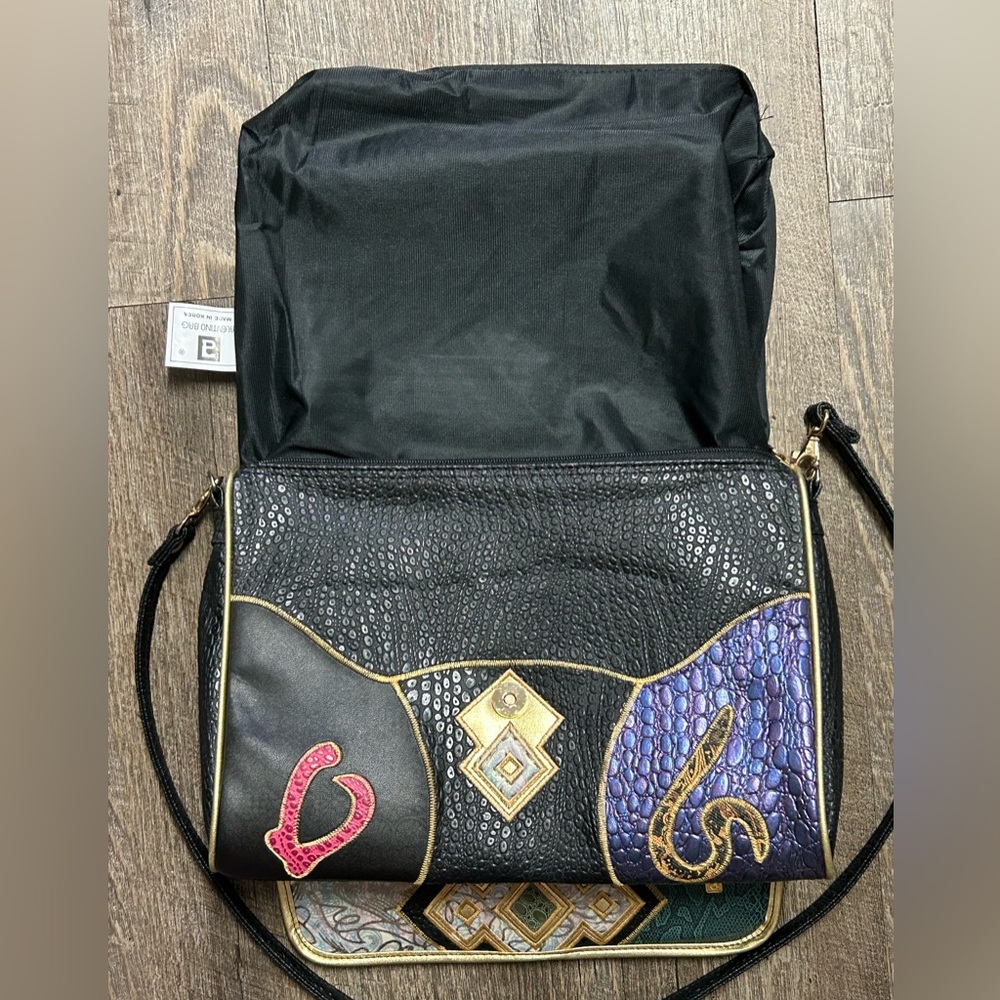 Multicolor Patchwork Alentino Purse - Picture 6 of 8